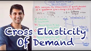 Y1 13 Cross Elasticity of Demand XED [upl. by Anniken]