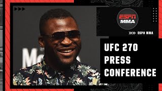 UFC 270 Press Conference  ESPN MMA [upl. by Shepperd84]