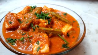 Drumstick Paneer Curry  Healthy Moringa Paneer recipe  Sisters Cookbook [upl. by Pena]