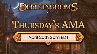 DeFi Kingdoms AMA  Duels Combat Mechanics Big Red [upl. by Svirad]