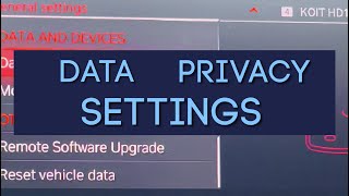 Data Privacy Settings  How To Fix My BMW App  iDrive 7 [upl. by Dorej]