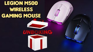 Lenovo Legion M500 Wireless Gaming Mouse 2024 Unboxing and Test [upl. by Wilona]