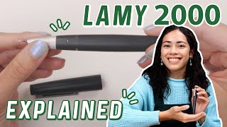 LAMY 2000 All About Lamys Most Famous Fountain Pen [upl. by Notsuoh949]