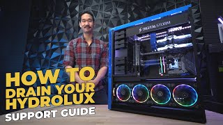 How to drain and refill your liquid cooled Digital Storm PC Level Up S2E2 [upl. by Fedora553]