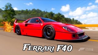 TUNEANDO un FERRARI F40 en FORZA HORIZON 5 š¨ [upl. by Aneehsit426]