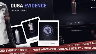 Fivem Script  Dusa Evidence  Most Complete Evidence System Dusa [upl. by Cherilynn726]