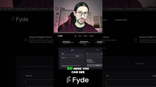 ⚠️ Use the Fyde Vaults to Earn your Airdrop Points 🪂 [upl. by Aelanej]