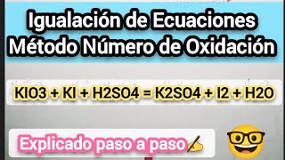 igualación de ecuaciones por método de número de oxidación química [upl. by Paresh]