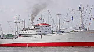 HAMBURG PORT ENTRY PARADE 835 YEARS BIRTHDAY  4K SHIPSPOTTING HAMBURG MAY 2024 [upl. by Bravar]