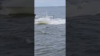 Boat  Fast Manasquan Inlet Entry [upl. by Krebs]