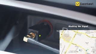 Car GPS Blocker Signal Jammer Professional Shield Tracking System  Gearbestcom [upl. by Brufsky]