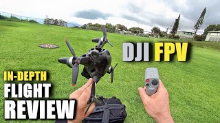 DJI FPV Drone Flight Test Review IN DEPTH  Motion Control amp Fly More Kit How Does It REALLY Work [upl. by Christabella]