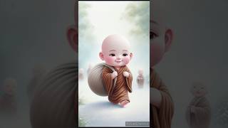 Cute little baby cuteness littlebaby cutebaby littlemonk love baby Shorts [upl. by Atul]