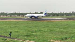 Indigo Airline Airbus A320Neo Closeup Full Runway Takeoff At Ahmedabad Airport [upl. by Tawsha]