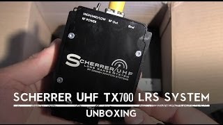 Scherrer UHF TX700 LRS System Unboxing [upl. by Nudnarb]