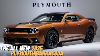 2025 Plymouth Barracuda A Modern Muscle Legend Returns Official Plymouth Release [upl. by Auberta]