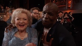 Terry Crews Lip Syncs The Golden Girls Theme Song to Betty White [upl. by Drislane]