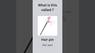 What is this called Hair accessories english learnenglish dailyenglish vocabulary accessories [upl. by Willyt]