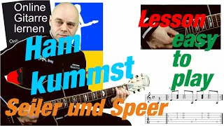 Ham kummst Seiler und Speer Tutorial Gitarre lernen 🎸 [upl. by Wilma]