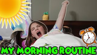 Morning Routine Whats In My Sleepover Bag [upl. by Notwen]