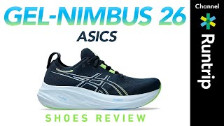 【ASICS】新作ランニングシューズ「GELNIMBUS 26」登場！安定感を備えたプレミアムクッションモデルを徹底解説【シューズレビュー】running asics [upl. by Enileuqcaj624]