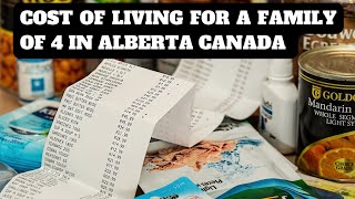 OUR MONTHLY COST OF LIVING IN ALBERTA [upl. by Lela282]