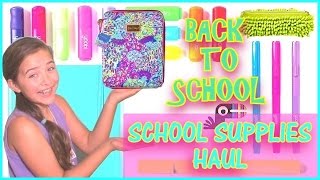 Back to School SCHOOL SUPPLIES HAUL [upl. by Ayitahs444]