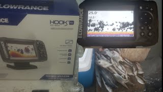 Sonar Lowrance Hook24x Review resultado do teste [upl. by Lehcsreh6]