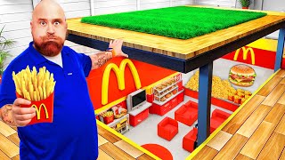 Jai Construit un McDonalds SECRET Dans ma Chambre [upl. by Germin]