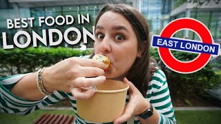 East London FOOD TOUR Old Spitalfields Market and Shoreditch High St [upl. by Dolley]