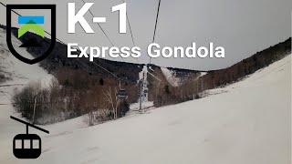 Killington  K1 Express Gondola [upl. by Akcinat584]