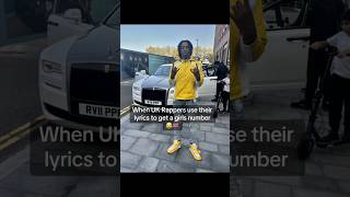 THIS UK RAPPER USED HIS LYRICS TO GET A GIRL 😂🇬🇧… krillz ukdrill ukrap shorts excusememiss [upl. by Link720]