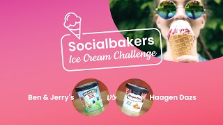 HäagenDazs vs Ben amp Jerrys Ice Cream Challenge [upl. by Idnam]