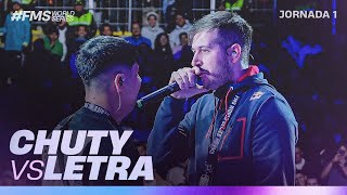 LETRA vs CHUTY I FMS WORLD SERIES 24 Jornada 1 I BOLIVIA I Urban Roosters [upl. by Merceer]