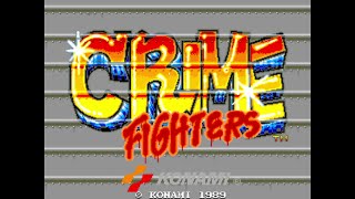 Crime Fighters arcade game Konami 1989 [upl. by Angus753]