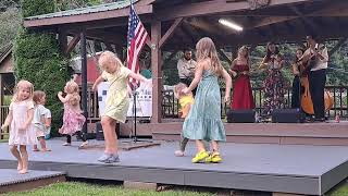 The Burnett Sisters Band at Todd  Doc Watson Dance Tunes [upl. by Enelra]