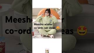 Winter coords with their product code 🤩must buymeesho fashion youtube viralvideo explore [upl. by Enyehc442]