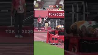 Tokyo Olympic 2020⚡ 100 mtr semi final foryou shortvideo youtubeshort trackandfield athlete [upl. by Inol]