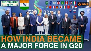 Explained  Indias role and rise in G20  Rio Declaration 2024  Narendra Modi  World economy [upl. by Syxela]