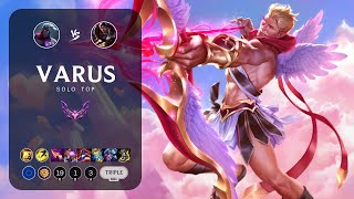 Varus Top vs Darius  EUW Master Patch 144 [upl. by Ruhtracm499]