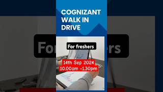 Cognizant hiring for Customer Support  Direct walk in drive walkindrive [upl. by Ahseyd436]