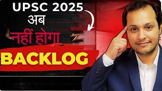 HOW TO COVER STUDY BACKLOGS IN UPSC PREPARATION [upl. by Nodnol]