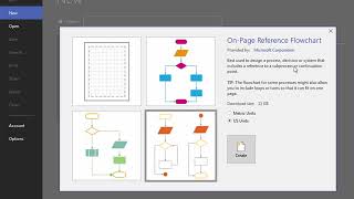 Starter Diagrams in Visio 2016 [upl. by Iruyas]