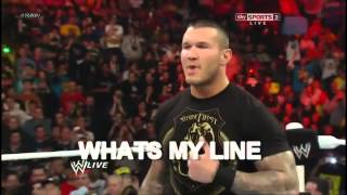 Randy Orton forgets his lines [upl. by Einafit]