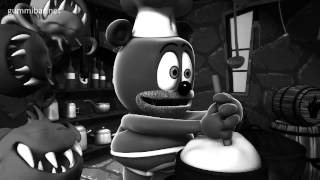 BLACK AND WHITE Monster Movie Gummibär Monster Mash Song [upl. by Quinton63]