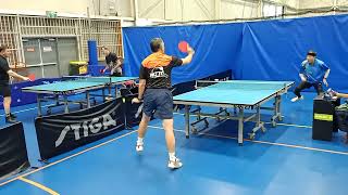 2024 NSW veterans table tennis div 2 Stephen Tai vs Han Phan set two [upl. by Anrol]