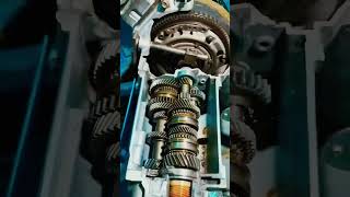 4 stroke engine and gear box working mechanism [upl. by Knoll]