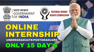 Best Online Government Internship with FREE Certificate ➤ Work From Home 🏠 [upl. by Ahsaz34]