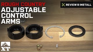 Jeep Wrangler Rough Country Front or Rear Lower Adjustable Control Arms 19972006 TJ Review [upl. by Yoong271]