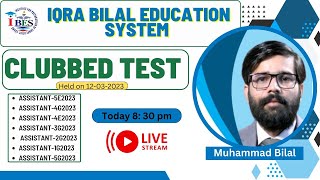 Clubbed Test  Held on 12032023  IBES [upl. by Devine568]